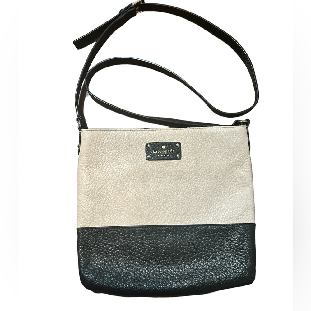 kate spade Two-Tone Black and Cream Crossbody Bag